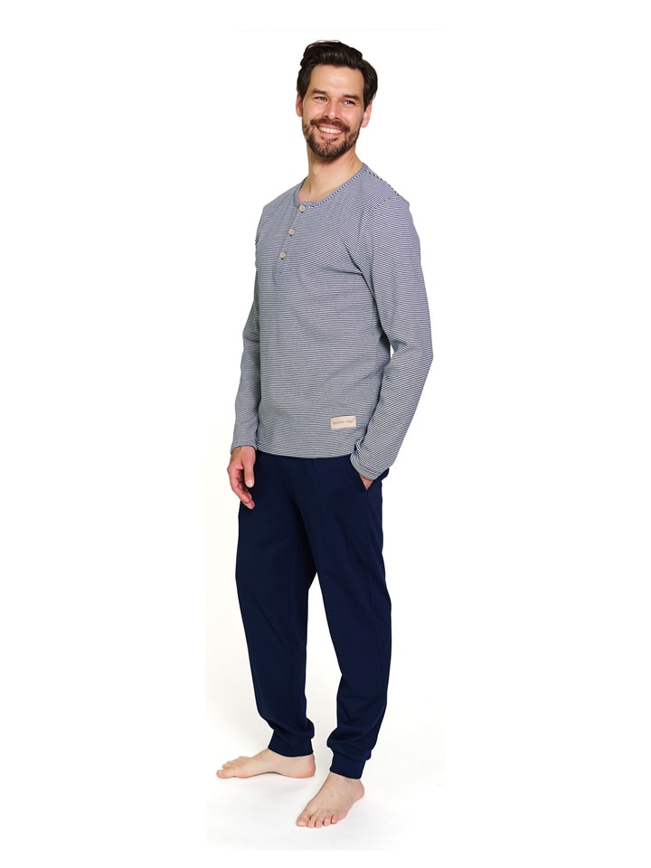 Doctor Nap Piżama w kolorze granatowym rozmiar: XL