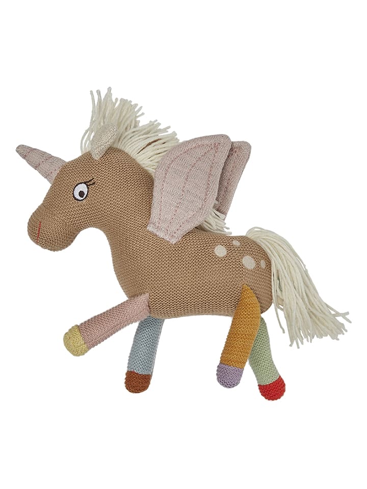 OYOY mini Maskotka "Ummi Unicorn" w kolorze jasnobrązowym - 0+ rozmiar: onesize
