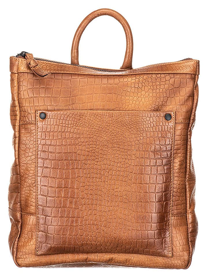 Betty Barclay Skórzany plecak w kolorze jasnobrązowym - 29 x 24 x 8 cm rozmiar: onesize