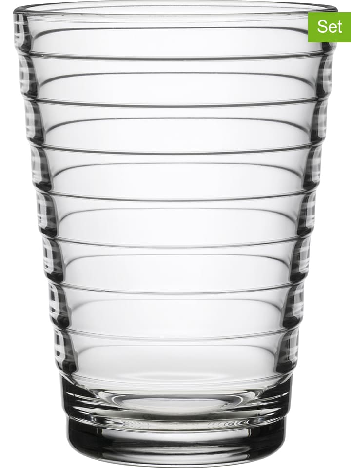 iittala Szklanki (2 szt.) "Aino Aalto" - 330 ml rozmiar: onesize