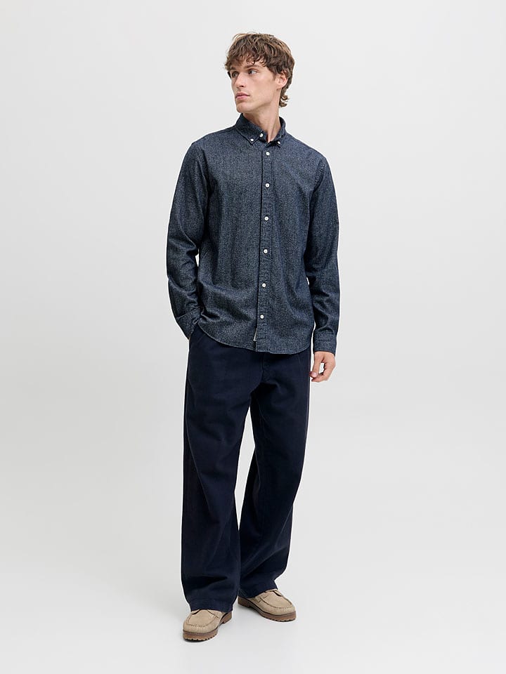 Jack & Jones Koszula - Regular fit - w kolorze granatowym rozmiar: S
