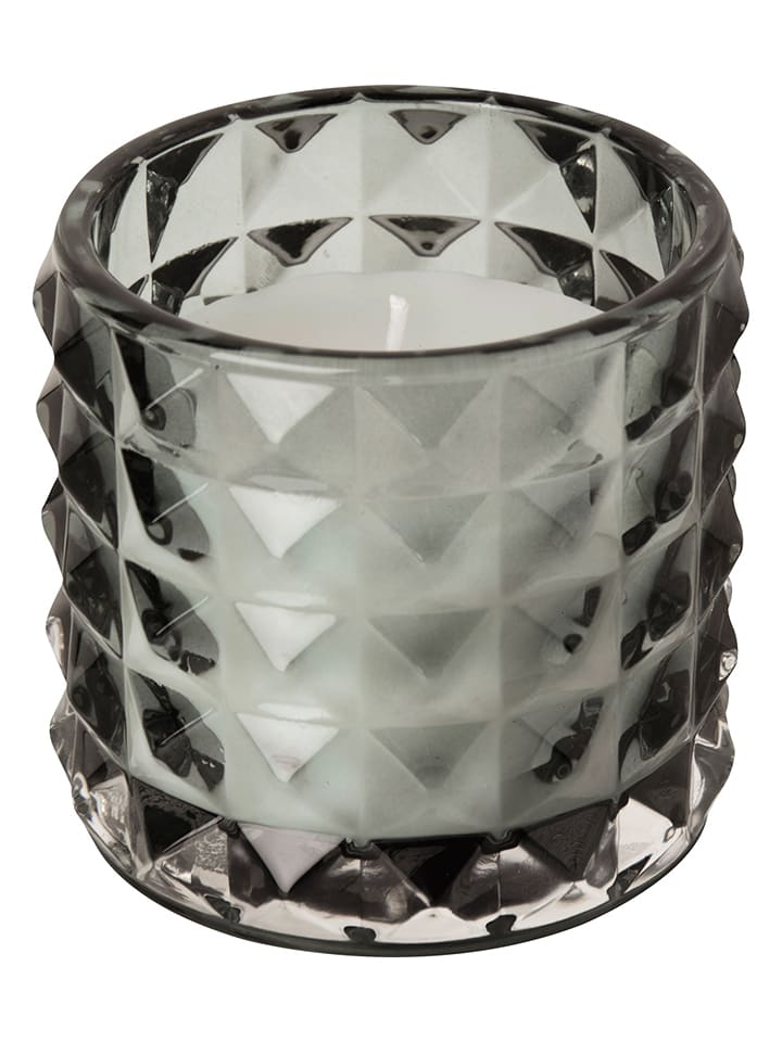 IHR Świeca w kolorze antracytowym - wys. 9 x Ø 9 cm rozmiar: onesize