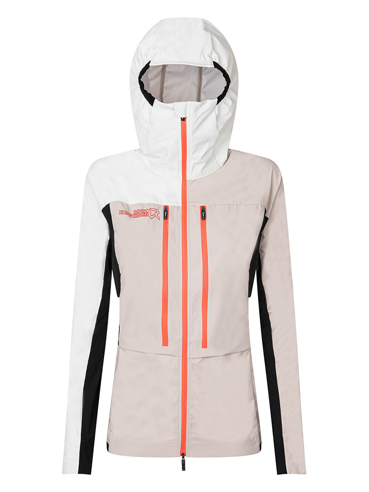 ROCK EXPERIENCE Kurtka softshellowa "Inuit" w kolorze beżowo-białym rozmiar: L