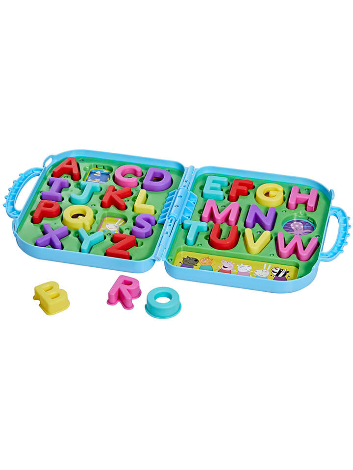 Hasbro Walizka z literami "Świnka Peppa" w kolorze błękitnym - 2+ rozmiar: onesize