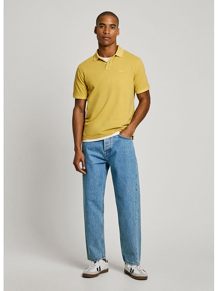 Pepe Jeans Koszulka polo w kolorze żółtym rozmiar: L