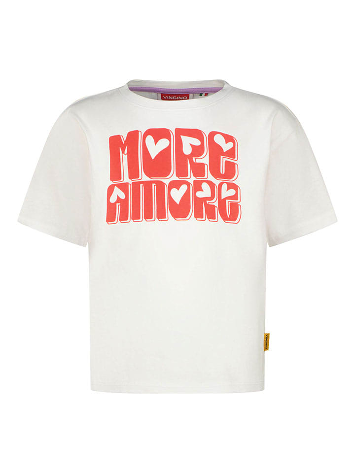 Vingino Koszulka w kolorze białym rozmiar: 128