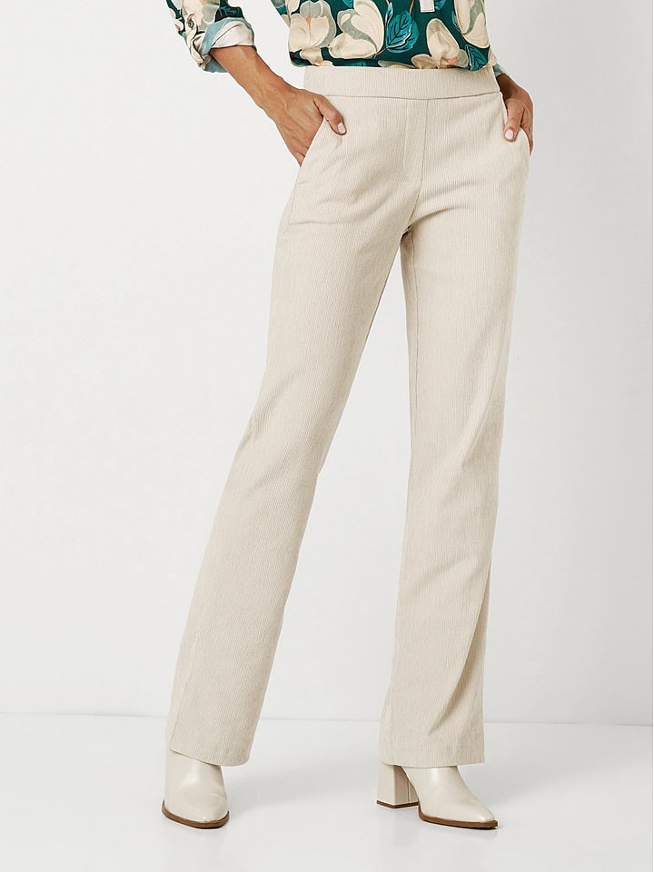 Toni Spodnie w kolorze kremowym rozmiar: 40