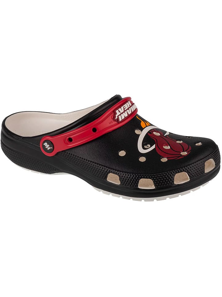 Crocs Chodaki "Miami Heat" w kolorze czarno-czerwonym rozmiar: 38/39