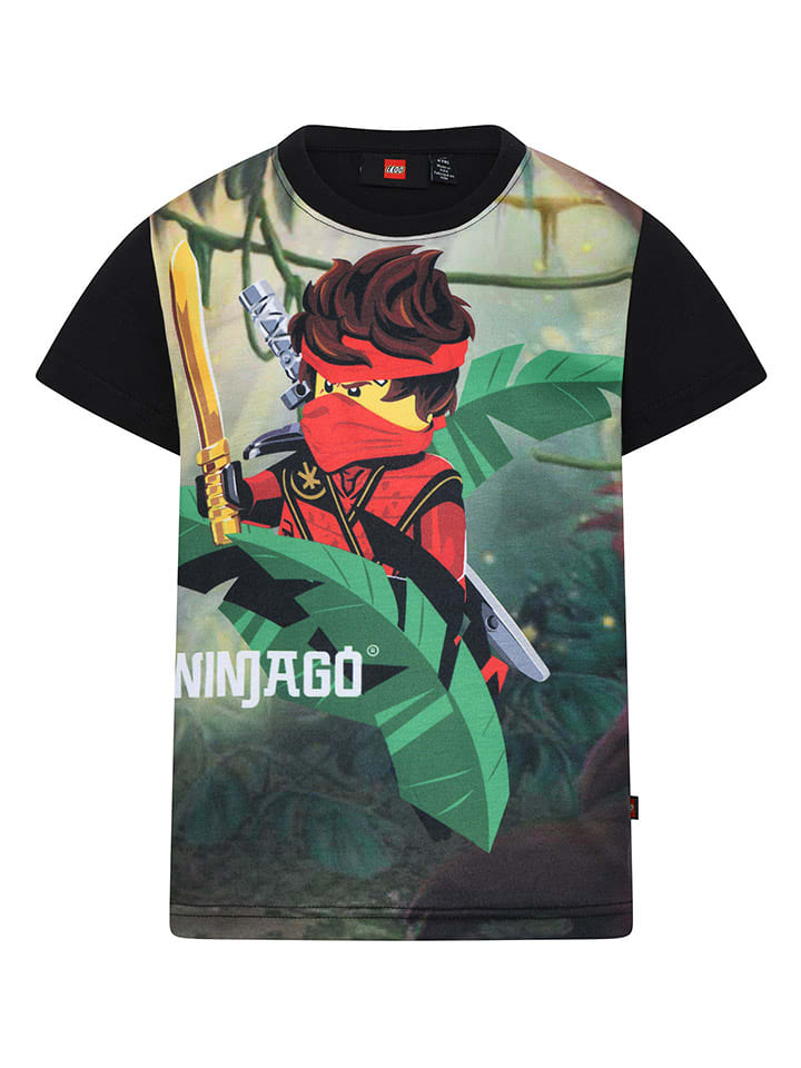 LEGO Koszulka "Taylor 324" w kolorze czarnym ze wzorem rozmiar: 98