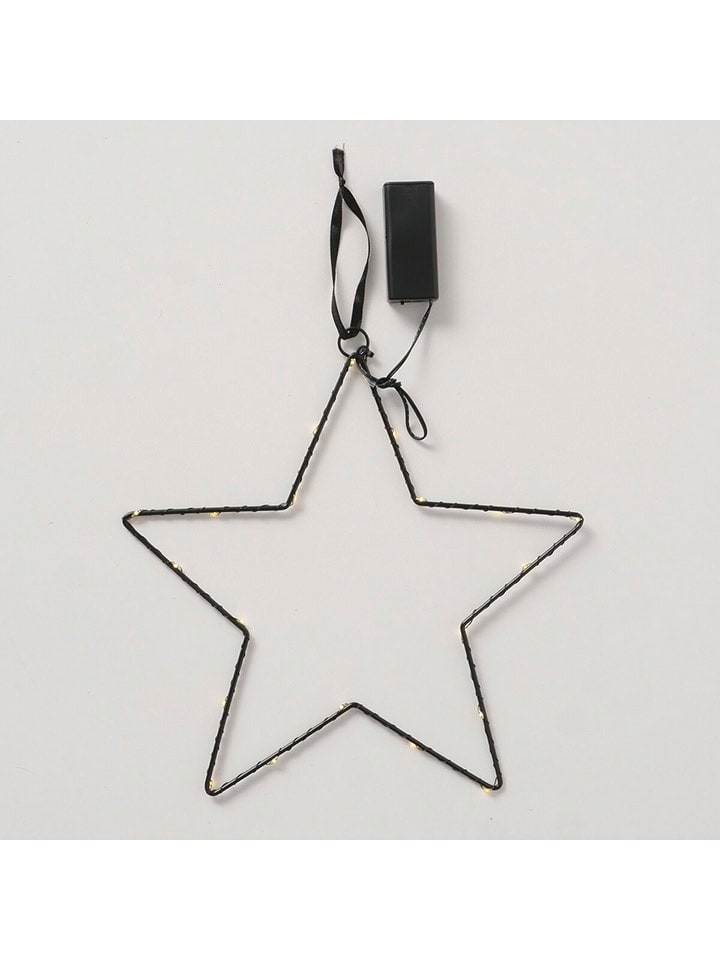 Boltze Zawieszka dekoracyjna LED "Elvira" w kolorze czarnym - 29,5 x 29,5 cm rozmiar: onesize