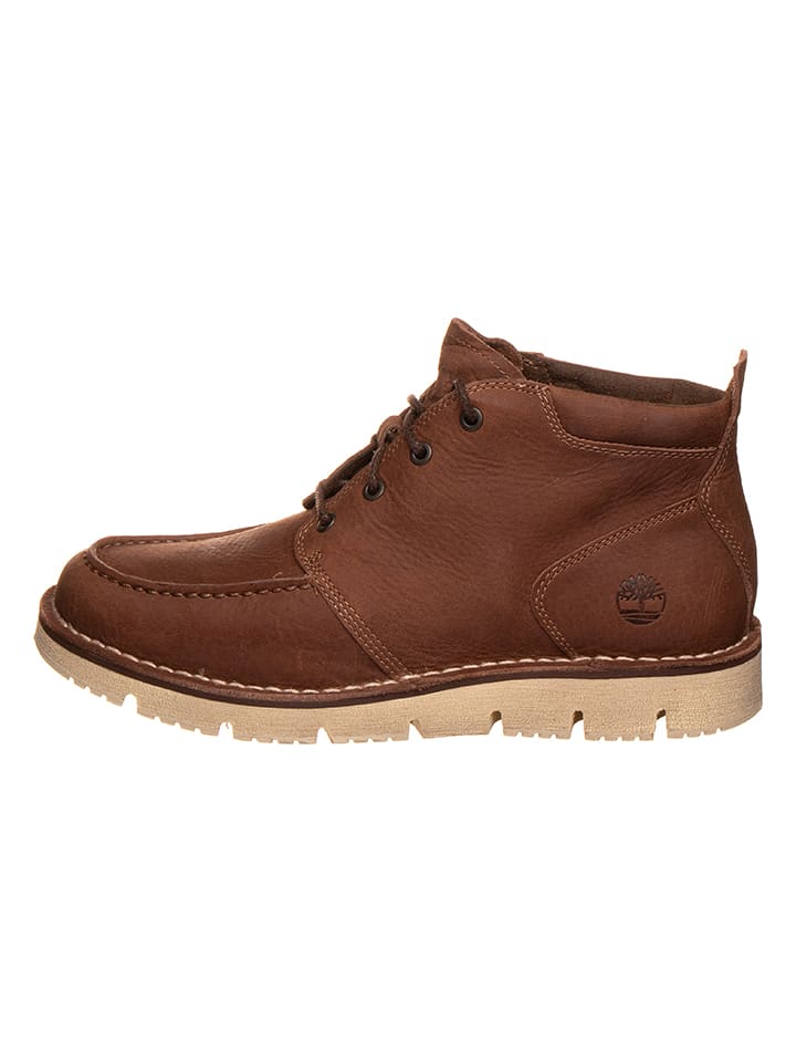 Timberland Skórzane botki "Westmore" w kolorze brązowym rozmiar: 42