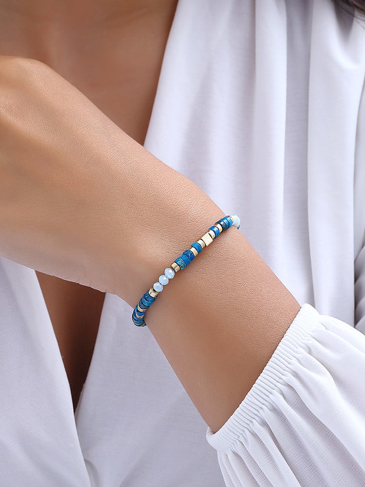 Nakkash Pozłacana bransoletka z perłami syntetycznymi rozmiar: onesize