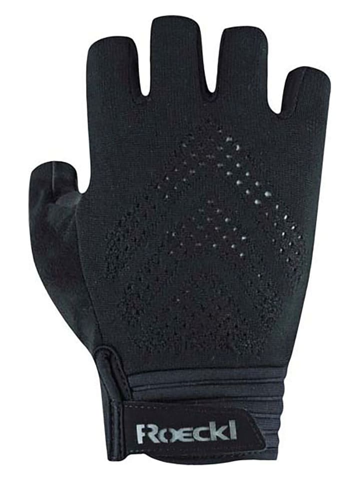 Roeckl SPORTS Rękawiczki kolarskie "Inverness" w kolorze czarnym rozmiar: 9,5