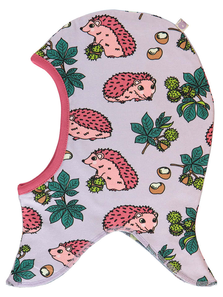 Småfolk Dwustronna kominiarka w kolorze fioletowym ze wzorem rozmiar: 52-54 cm