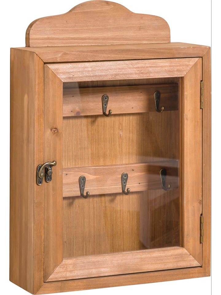 heine home Skrzynka w kolorze jasnobrązowym na klucze - 28 x 40 x 9,5 cm rozmiar: onesize