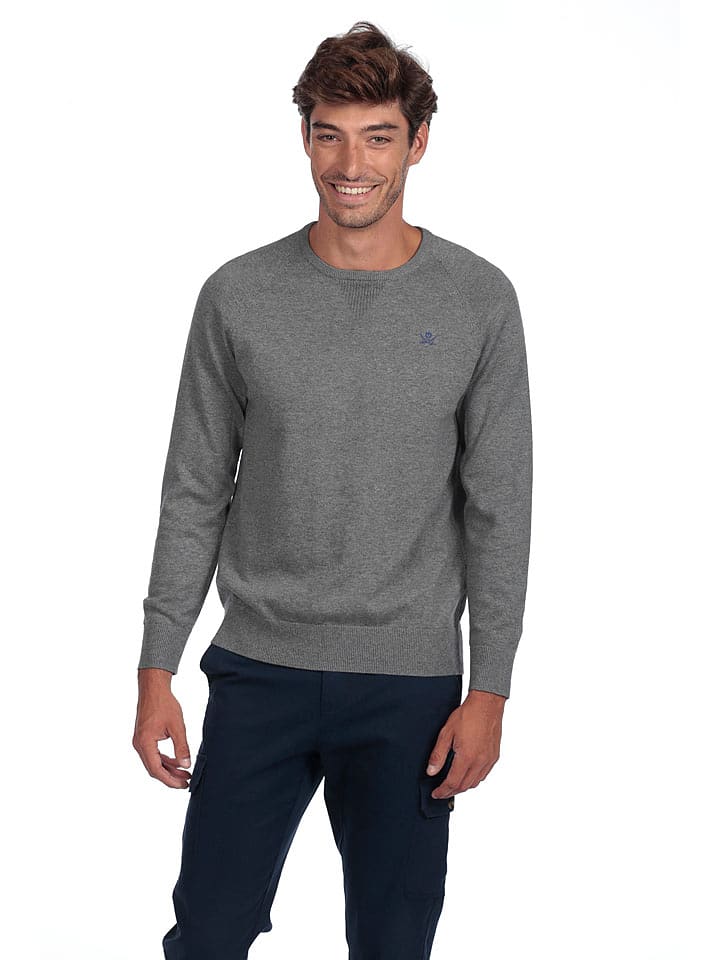 The Time of Bocha Sweter "Corner" w kolorze szarym rozmiar: M