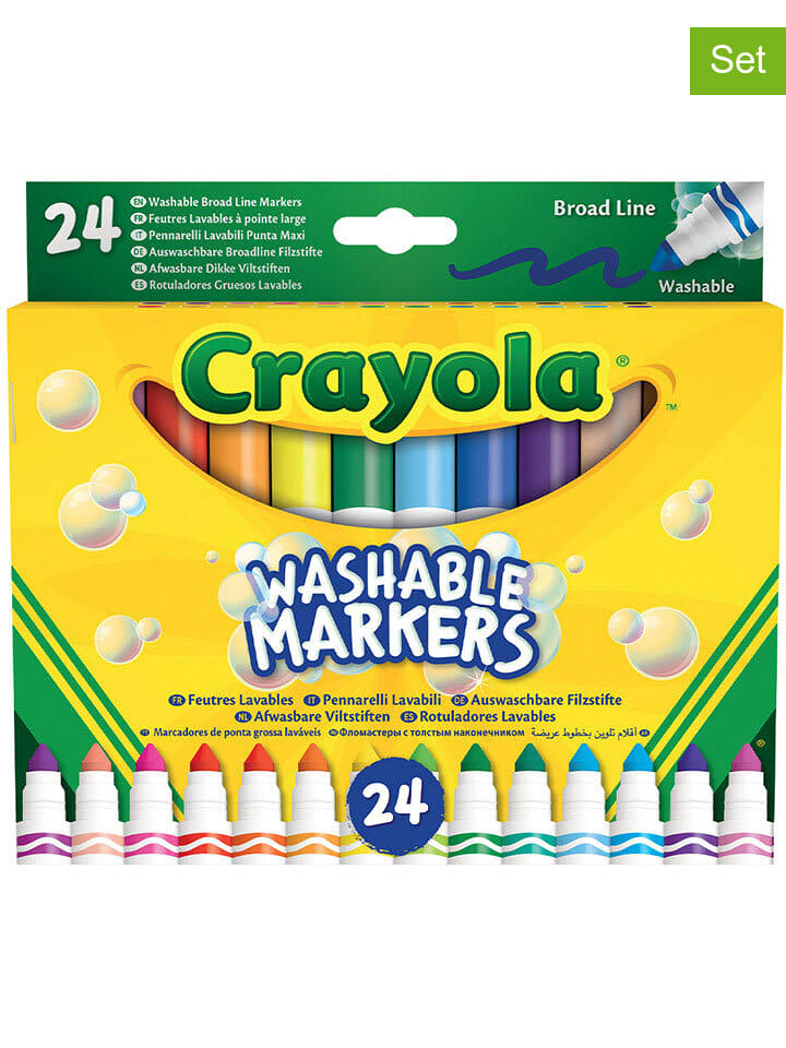 Crayola Flamastry (24 szt.) - 3+ rozmiar: onesize
