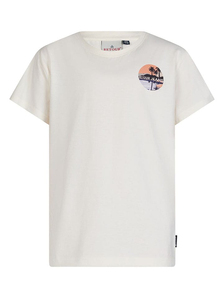 Retour Koszulka "Joshua" w kolorze białym rozmiar: 146/152