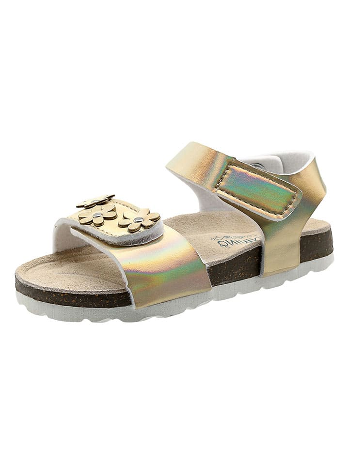 lamino Sandały w kolorze kremowym rozmiar: 31