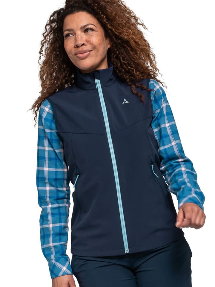 Schöffel Kamizelka softshellowa "Martinau" w kolorze ciemnoniebieskim rozmiar: 50