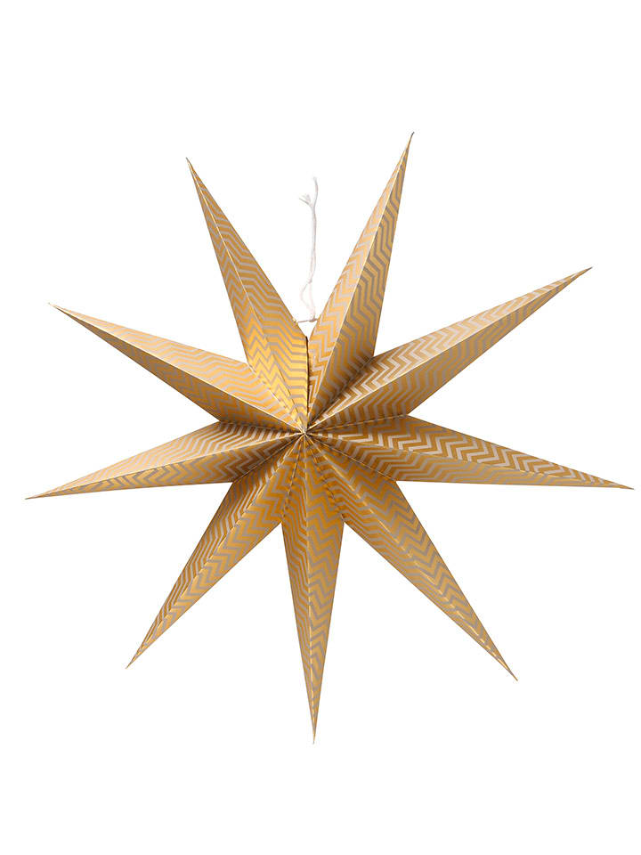 Boltze Zawieszka dekoracyjna "Nastar" w kolorze złotym - Ø 61 cm rozmiar: onesize