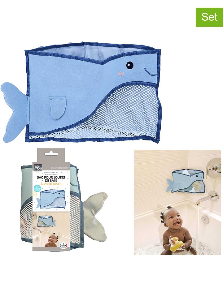 The Home Deco Kids Torby (2 szt.) w kolorze niebieskim do przechowywania rozmiar: onesize