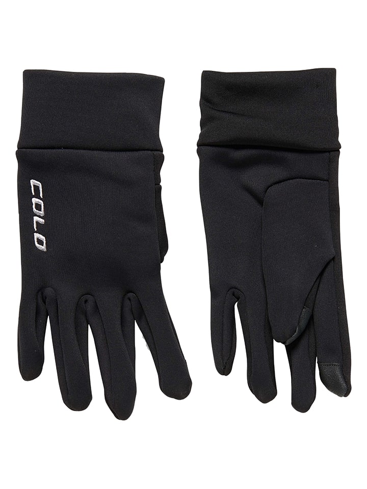 COLD Rękawiczki softshellowe "I-Touch" w kolorze czarnym rozmiar: XL