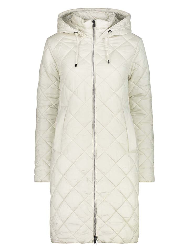 CMP Płaszcz pikowany w kolorze kremowym rozmiar: 40