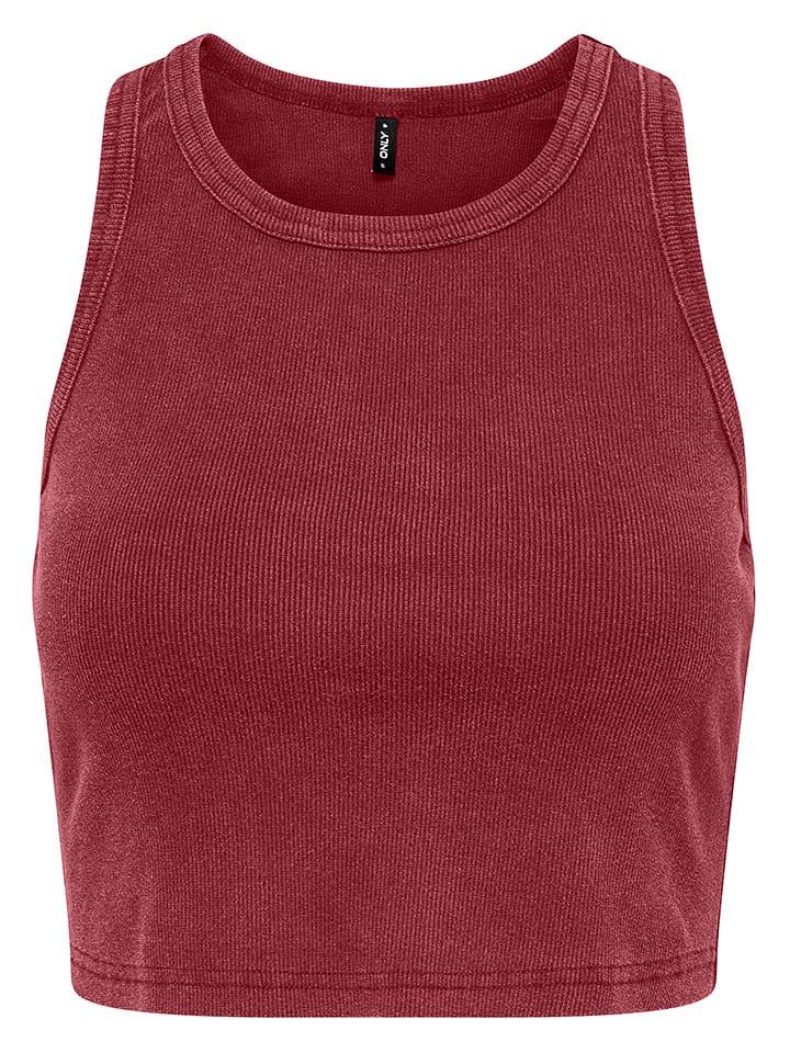 ONLY Top w kolorze czerwonym rozmiar: M