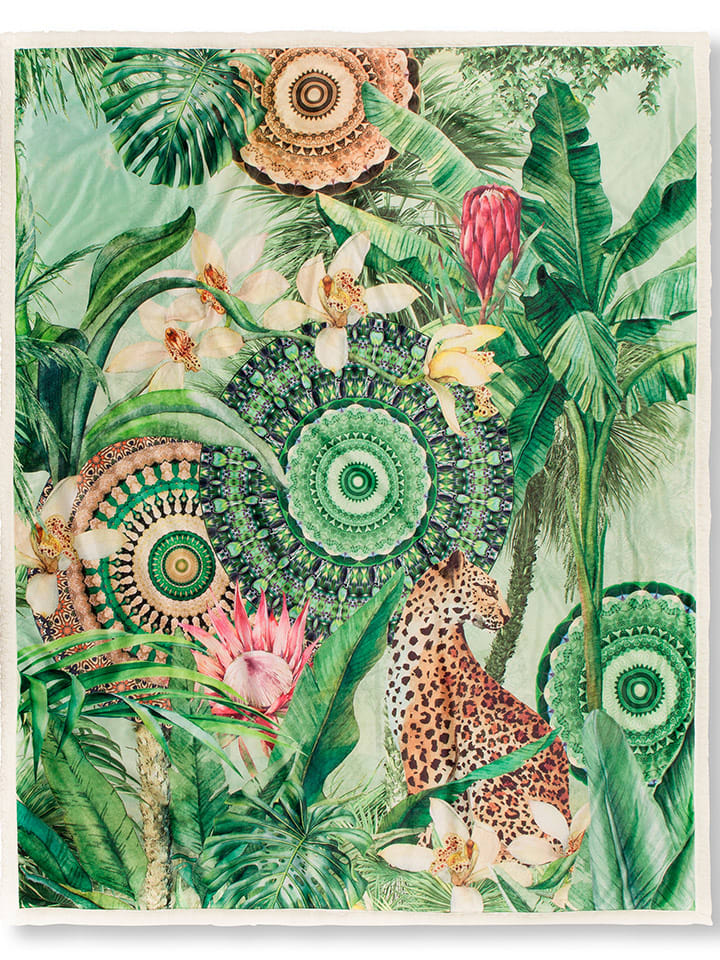 Hip Pled "Abhita" w kolorze zielonym rozmiar: 130x160 cm