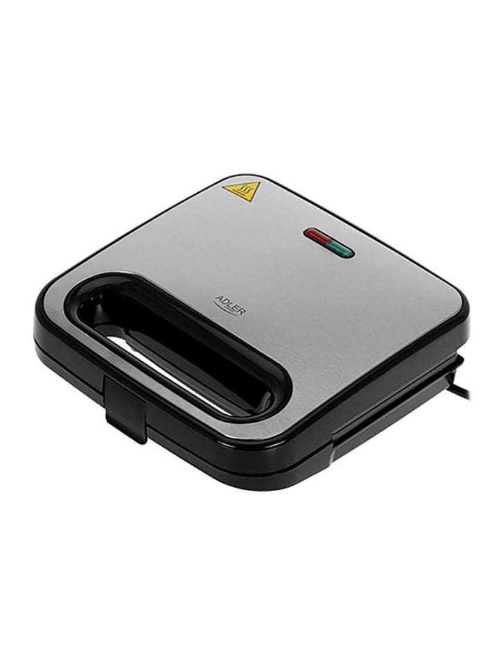 Adler Opiekacz "AD 3076" w kolorze srebrnym do kanapek rozmiar: onesize