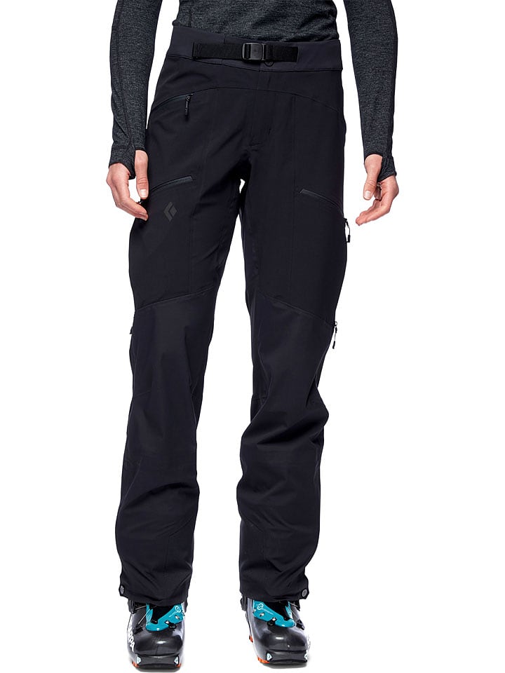 Black Diamond Hardshellowe spodnie narciarskie "Dawn Patro" w kolorze czarnym rozmiar: L