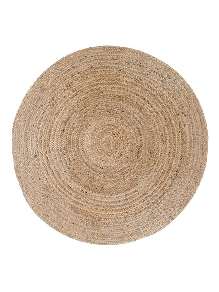 House Nordic Dywan w kolorze beżowym z juty - Ø 90 cm rozmiar: onesize