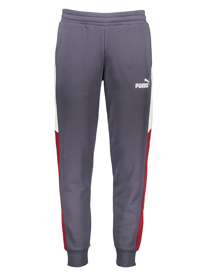 Puma Spodnie dresowe "Power" w kolorze szarym rozmiar: M