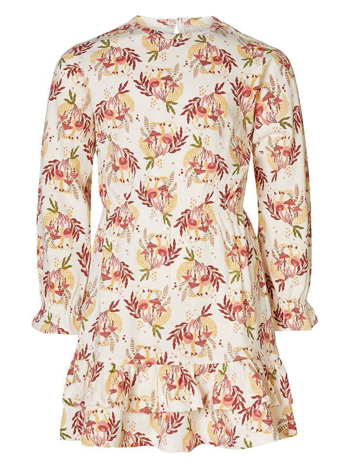 Noppies Sukienka "Jordon" w kolorze kremowym ze wzorem rozmiar: 104