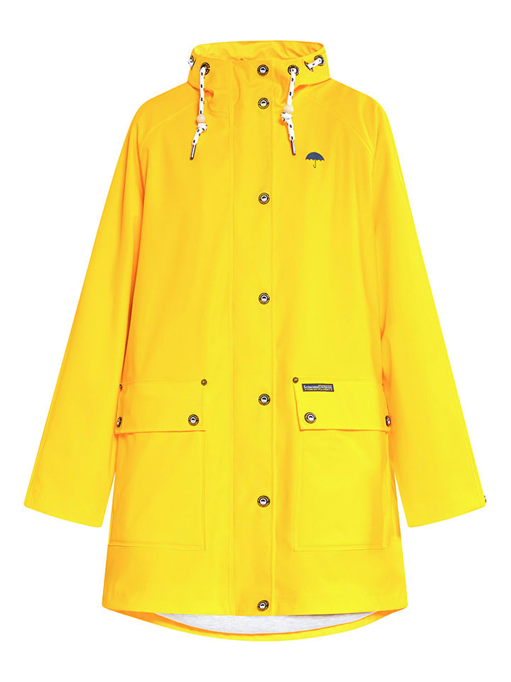Schmuddelwedda Płaszcz przeciwdeszczowy w kolorze żółtym rozmiar: XL/XXL