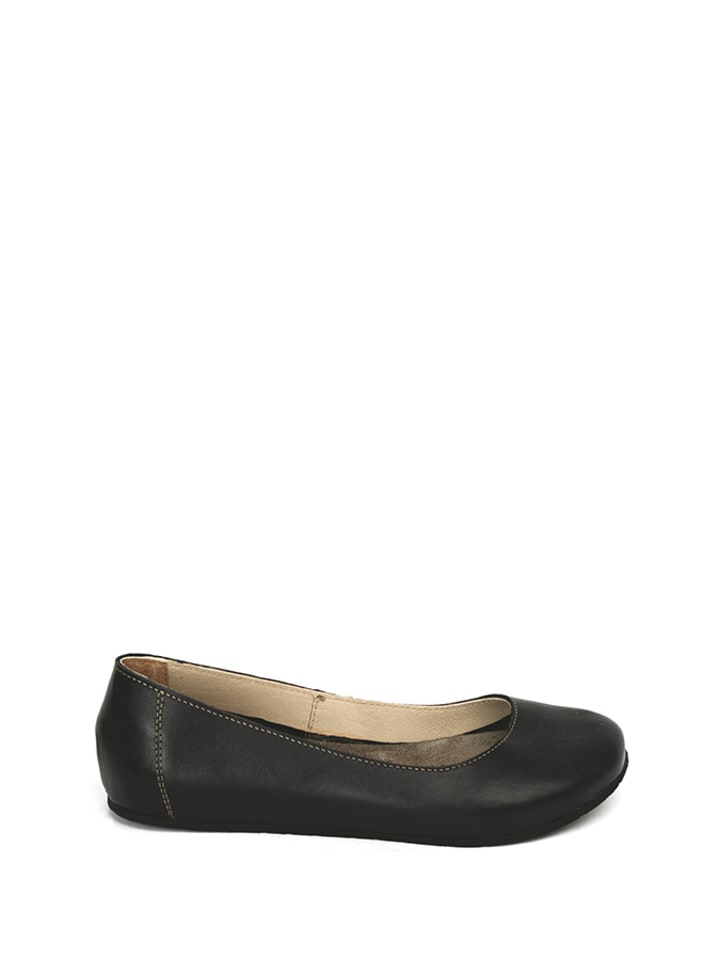 Comfortfusse Skórzane baleriny "Velda" w kolorze czarnym rozmiar: 41