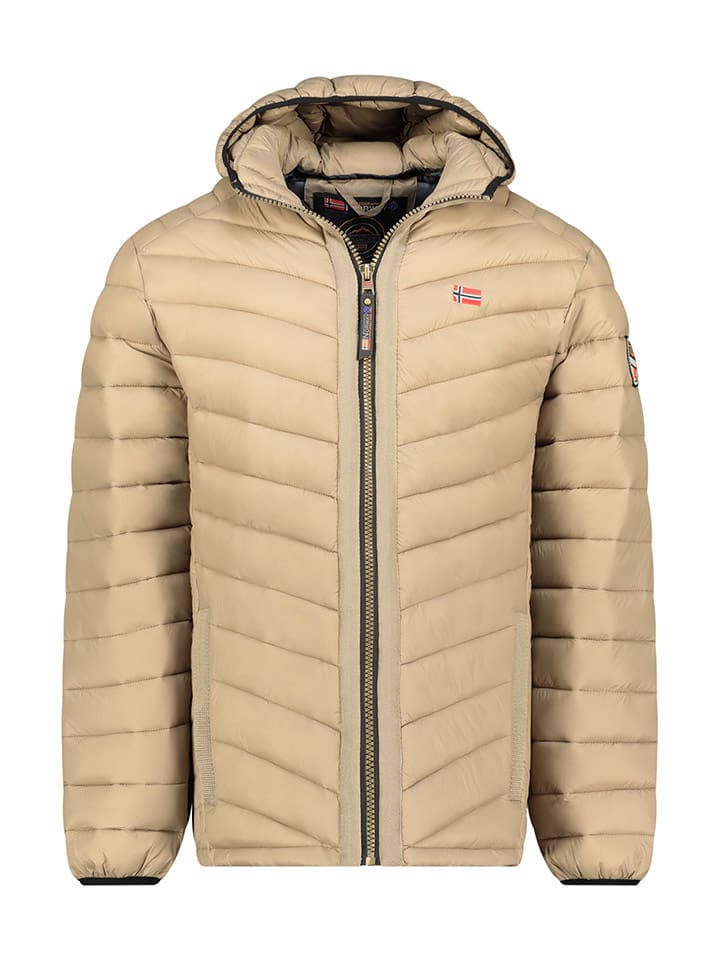 Geographical Norway Kurtka pikowana "Carliti" w kolorze beżowym rozmiar: XL