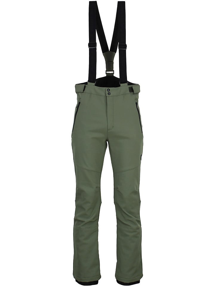 Peak Mountain Spodnie narciarskie "Ceprim" w kolorze khaki rozmiar: 3XL