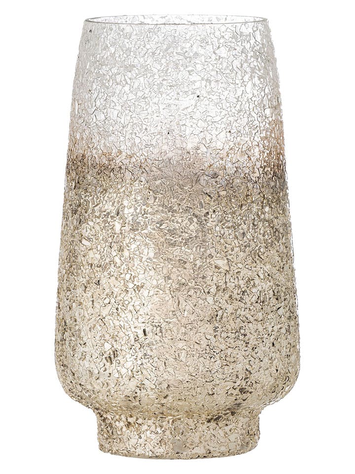 Bloomingville Świecznik "Lucina" w kolorze srebrnym - wys. 20 x Ø 11 cm rozmiar: onesize