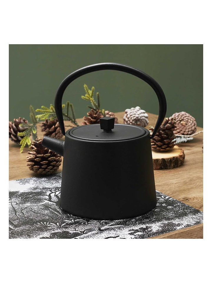 Ethnical Life Imbryk w kolorze czarnym do herbaty - 900 ml rozmiar: onesize