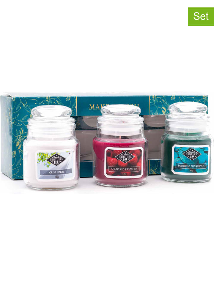 Candle Brothers Świece zapachowe (3 szt.) "Make a Wish" - 3x 85 g rozmiar: onesize