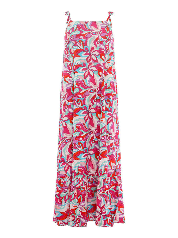 Zwillingsherz Sukienka "Flowy Flowers" ze wzorem rozmiar: L/XL