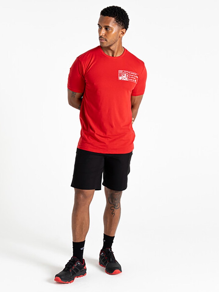 Dare 2b Koszulka funkcyjna "Movement III" w kolorze czerwonym rozmiar: S