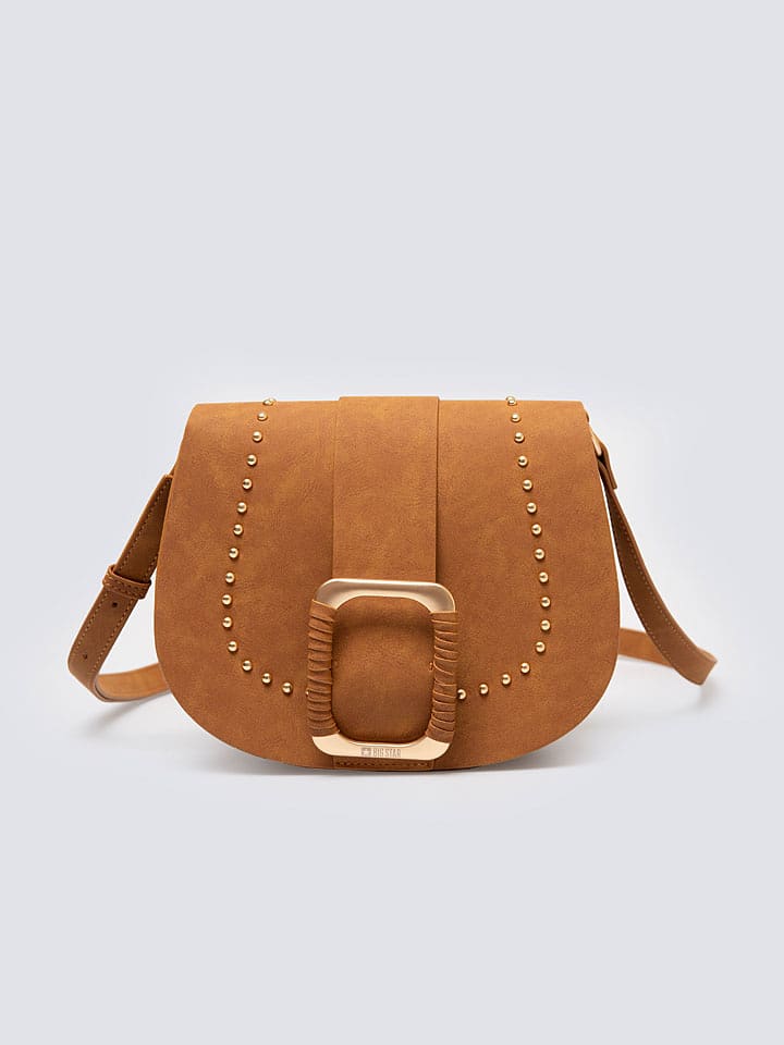 BIG STAR Torebka w kolorze jasnobrązowym - 22 x 18 cm rozmiar: onesize