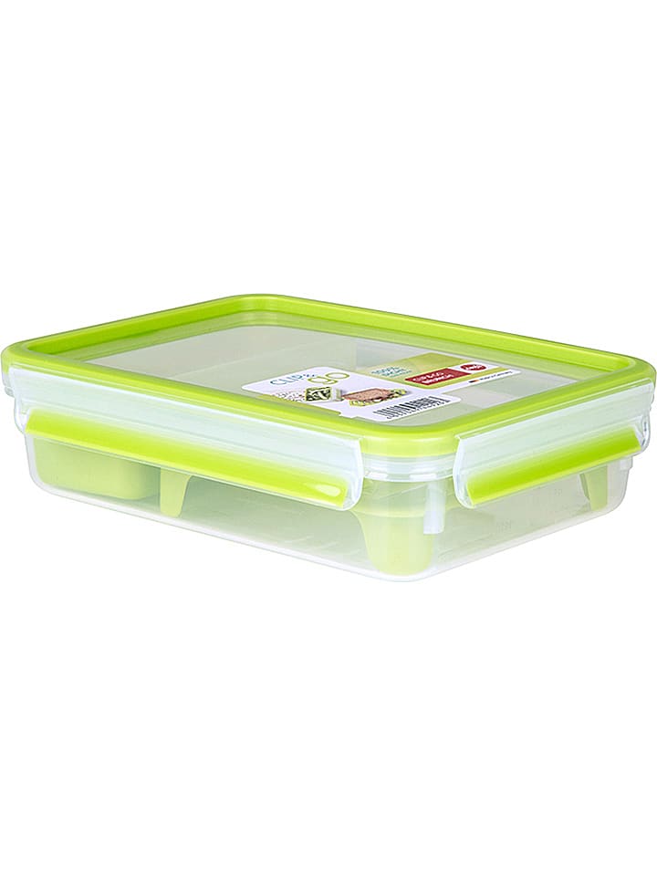 Emsa Pojemnik "Clips & Go" w kolorze zielonym na lunch - 1,2 l rozmiar: onesize