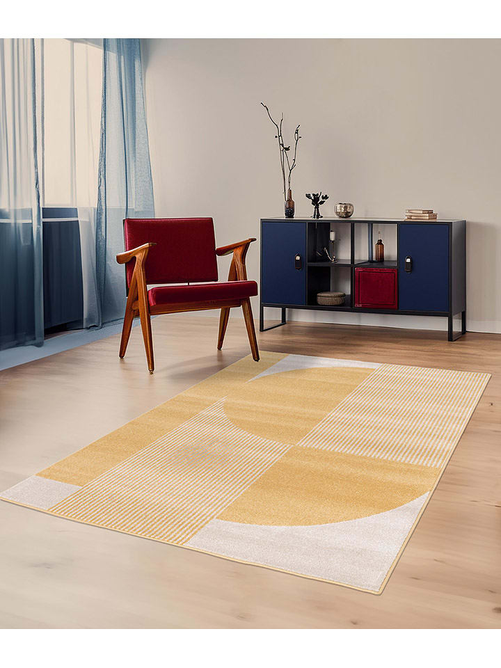 bobochic Dywan "Irena" w kolorze żółtym rozmiar: 120x170 cm