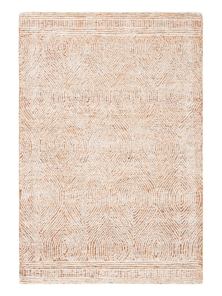 Safavieh Wełniany dywan "Abstract" w kolorze beżowym rozmiar: 61x91 cm