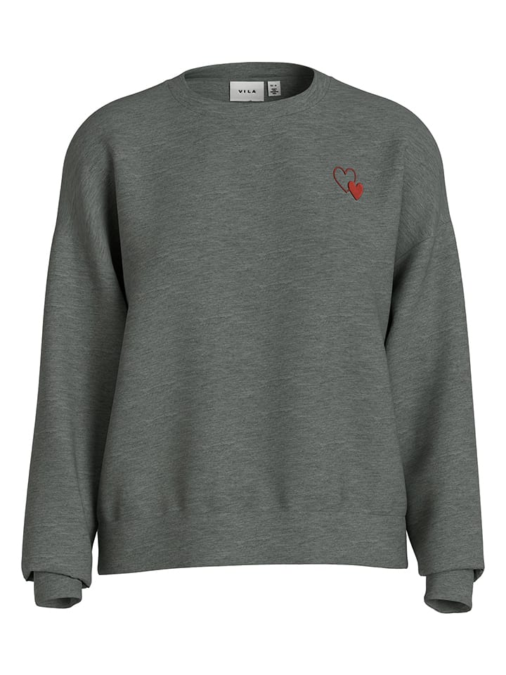 Vila Bluza w kolorze antracytowym rozmiar: L