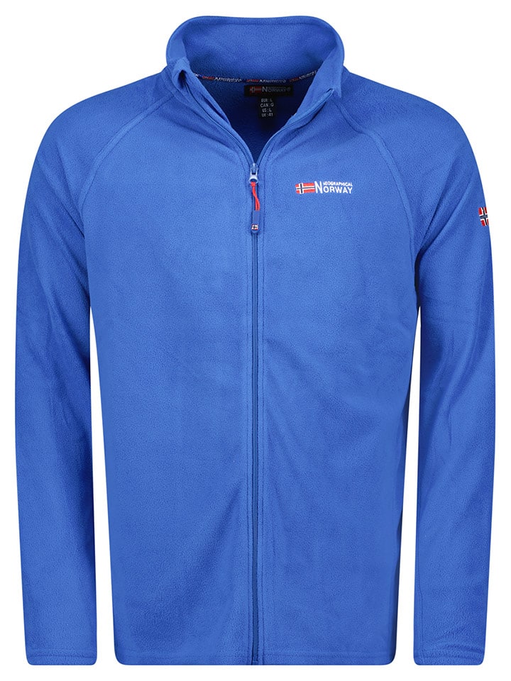 Geographical Norway Kurtka polarowa "Tug" w kolorze niebieskim rozmiar: L